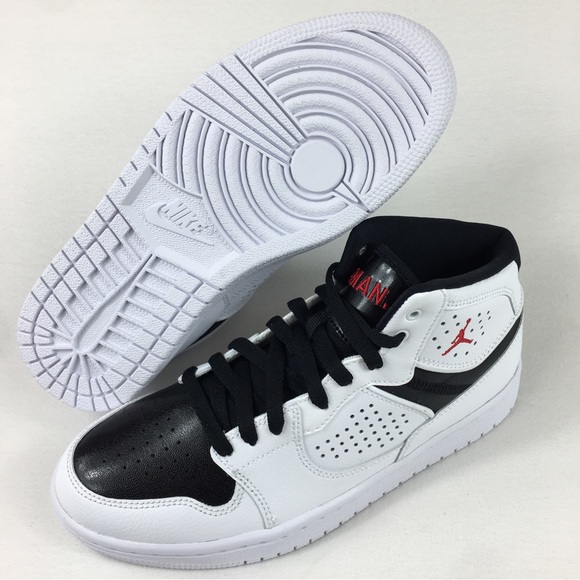 Nike Air Jordan Access Black/White GS youth 6, 6.5 AV7491-101 New - Picture 7 of 11